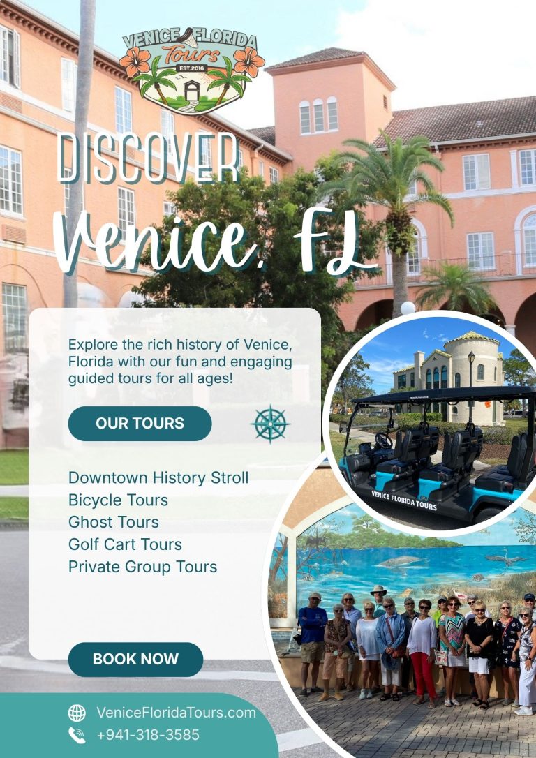 Venice FL Tour Company Fun Flyer 768x1086